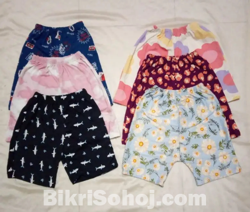 kids & boys all over printed 8 pis half pant